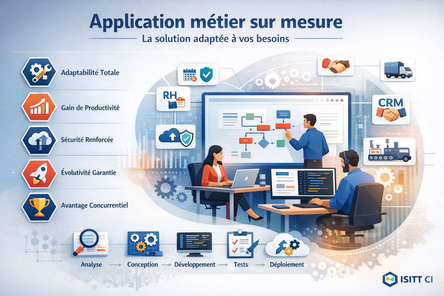 Application métier sur mesure : la solution adaptée à vos besoins