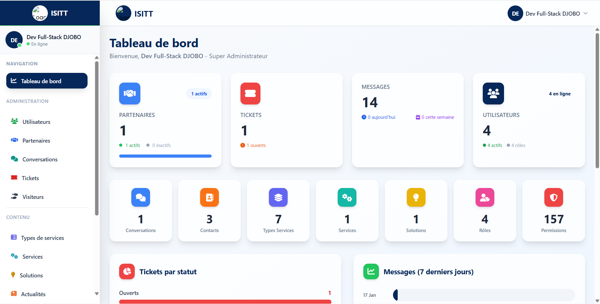 APPLICATION MÉTIERS